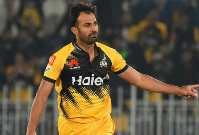 PSL exhibition match: Iftikhar Ahmed hits Wahab Riaz for 6 sixes in one over