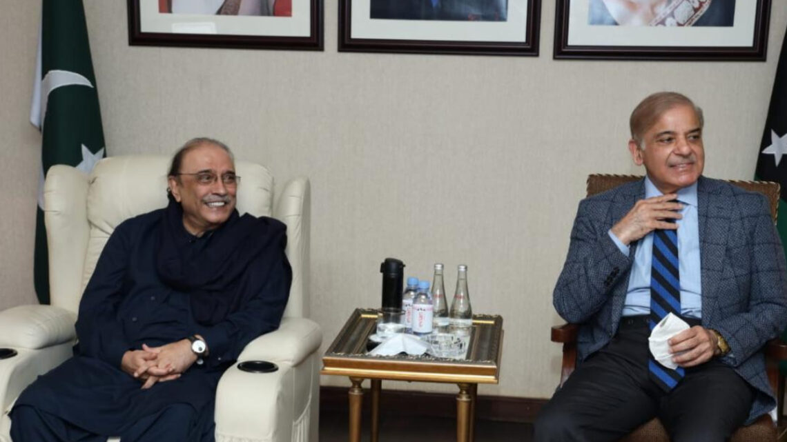Important meeting of Asif Ali Zardari with Prime Minister Shehbaz Sharif — PakAlerts.net: Sansani Nahi, Srif Khabar — Your go-to digital hub for Breaking News, Analysis, Stories from Pakistan and around the World. Stay informed, Stay connected. Important meeting of Asif Ali Zardari with Prime Minister Shehbaz Sharif