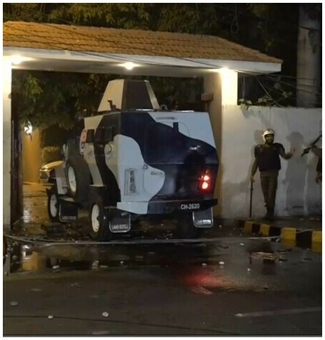 The police operation that continued throughout the night ended, Parvez Elahi could not be arrested