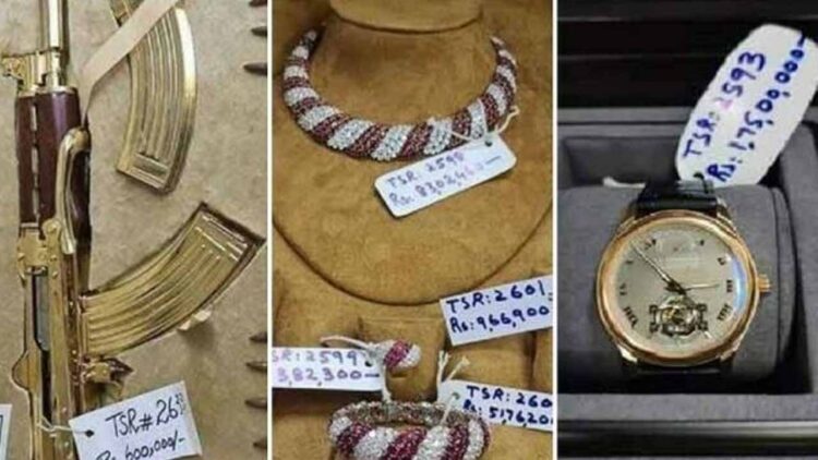 The government has challenged the court decision to make the details of Tosha Khana public