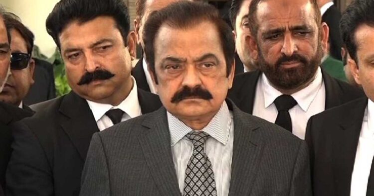 Negotiations are the only way to resolve crises.Rana Sanaullah