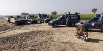 Special force ready for an operation in the Kachay area of Sindh