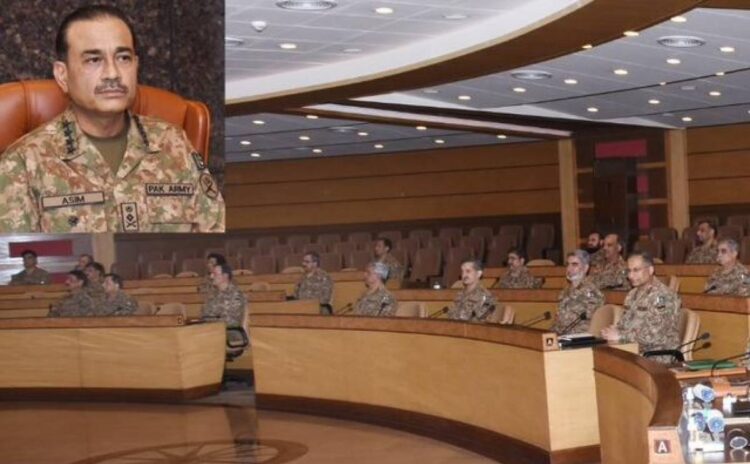 Corps Commanders’ Conference: Action announced under the Army Act against attackers of military installations