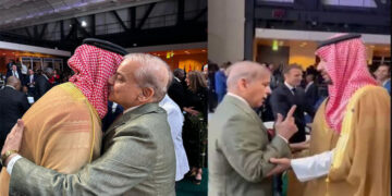 Prime Minister Shehbaz Sharif met with Saudi Crown Prince Mohammed bin Salman