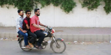 The Sindh government has banned double riding of motorcycles