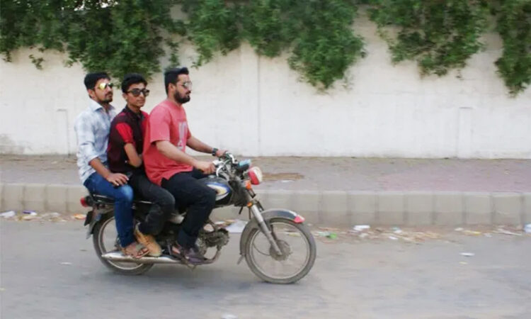 The Sindh government has banned double riding of motorcycles