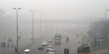 The air quality of Lahore is extremely harmful to health
