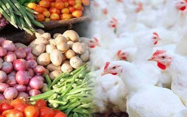 Chicken meat prices have decreased, while new rates for vegetables and fruits have been set