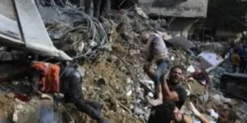 Gaza authorities say 32 killed as Israel strikes across territory