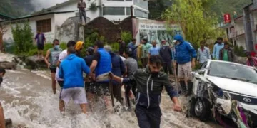 In India, heavy rains and floods wreak havoc; hundreds of livestock swept away