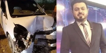 نیوز اینکر عبداللہ حسن خوفناک ٹریفک حادثے میں جاں بحق