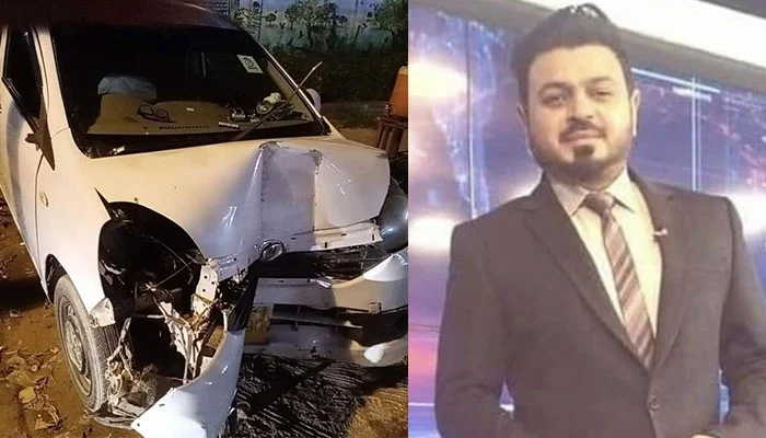 نیوز اینکر عبداللہ حسن خوفناک ٹریفک حادثے میں جاں بحق