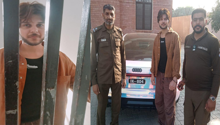 ’آئی کے 804‘ کی جعلی نمبر پلیٹ لگانے والا ٹک ٹاکر گرفتار