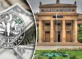 A decrease in the total government debt volume on a monthly basis during October