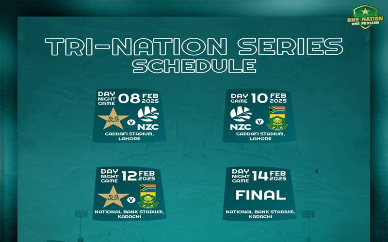 Tri-Nation ODI Series Schedule Released