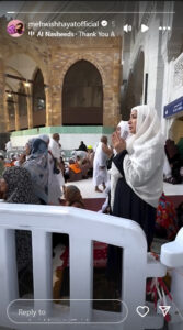 Actress Mehwish Hayat Performs Umrah, Shares Glimpses on Social Media &mdash; PakAlerts.net: Sansani Nahi, Srif Khabar &mdash; Your go-to digital hub for Breaking News, Analysis, Stories from Pakistan and around the World. Stay informed, Stay connected.