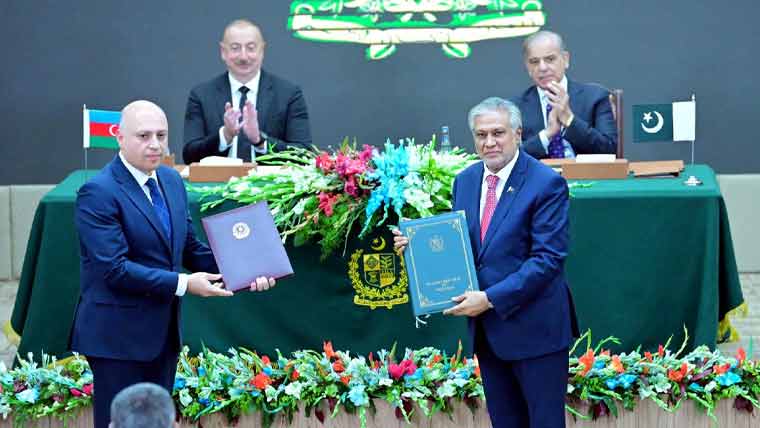 Pakistan, Azerbaijan sign accords to strengthen cooperation in multiple sectors
