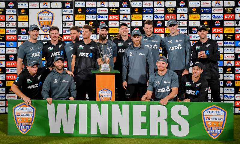 New Zealand Defeats Pakistan to Win Tri-Nation Series — PakAlerts.net: Sansani Nahi, Srif Khabar — Your go-to digital hub for Breaking News, Analysis, Stories from Pakistan and around the World. Stay informed, Stay connected. New Zealand Defeats Pakistan to Win Tri-Nation Series