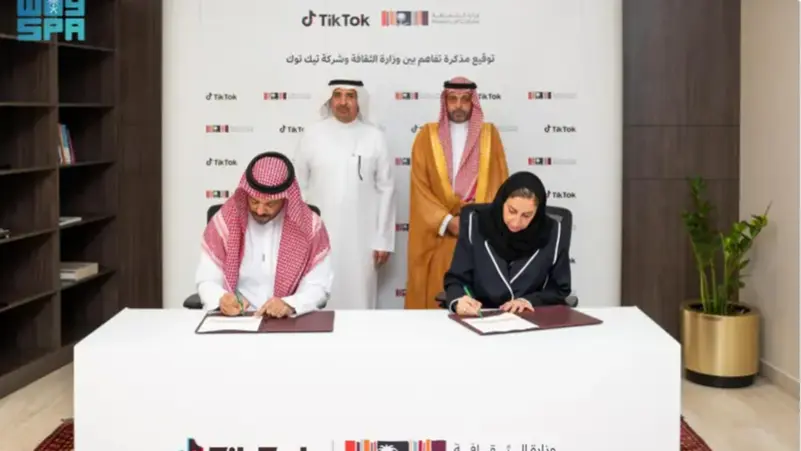 Saudi Ministry of Culture Signs Agreement with TikTok to Promote Creative Talent
