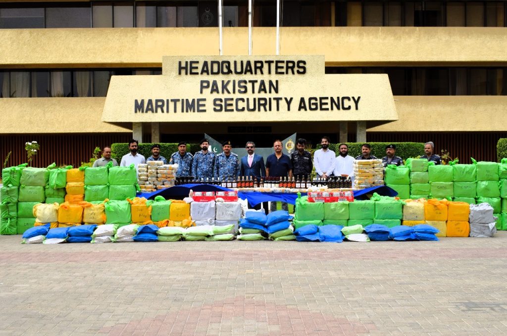 Joint Operation in Arabian Sea Recovers Drugs and Liquor Worth Over Rs1 Billion