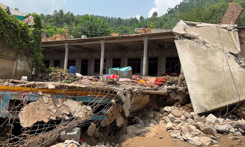 Over 60 Schools Destroyed, 414 Damaged in KP Due to Torrential Rains and Floods
