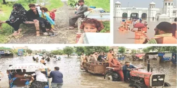 Severe Flood Hits Ravi River at Shahdara, Hundreds of Villages Submerged