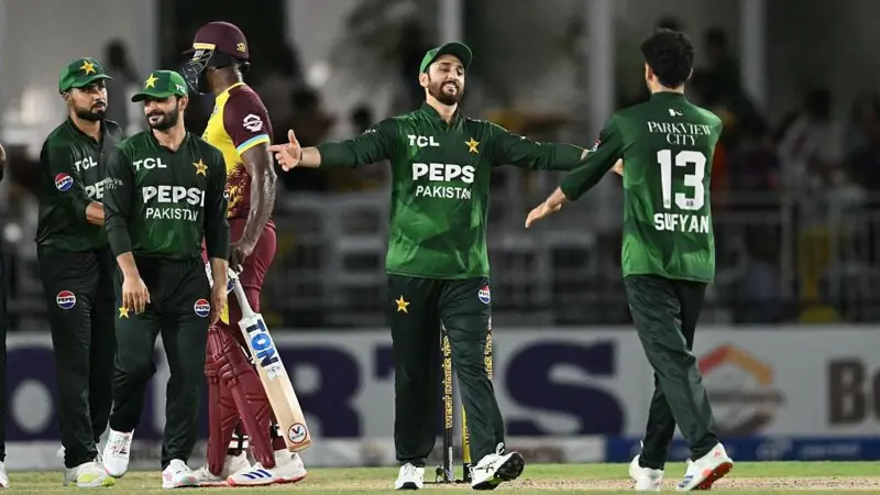 Pakistan Clinches T20I Series with 13-Run Victory over West Indies in Decider