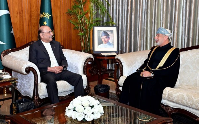 Pakistan and Oman Share Common Values; Need to Boost Economic Cooperation, Says President Zardari