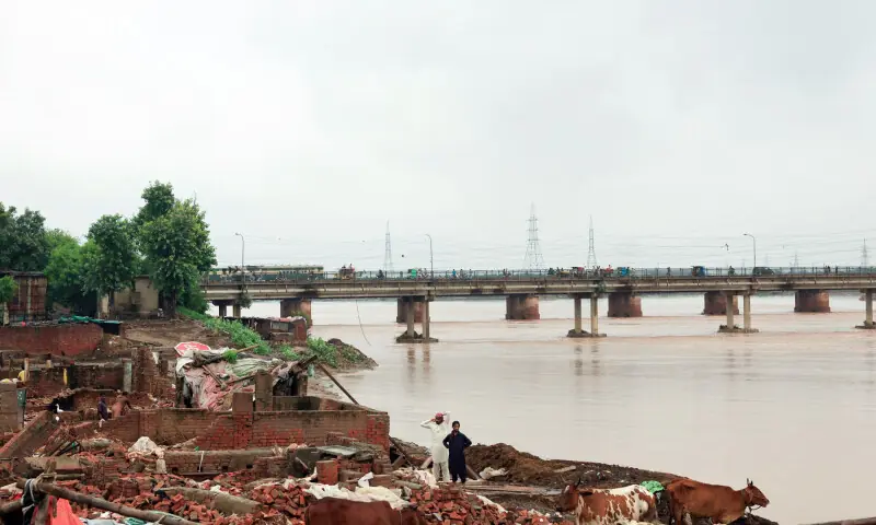Thado Dam Overflows After Heavy Rains in Karachi, Floodwaters Reach M-9 Motorway — PakAlerts.net: Sansani Nahi, Srif Khabar — Your go-to digital hub for Breaking News, Analysis, Stories from Pakistan and around the World. Stay informed, Stay connected. Thado Dam Overflows After Heavy Rains in Karachi, Floodwaters Reach M-9 Motorway