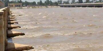 Rising Water Flow at Panjnad, High Flood Predicted at Guddu Barrage