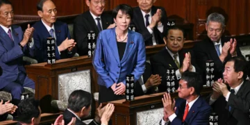 Japan’s parliament elects Sanae Takaichi as nation’s first female prime minister