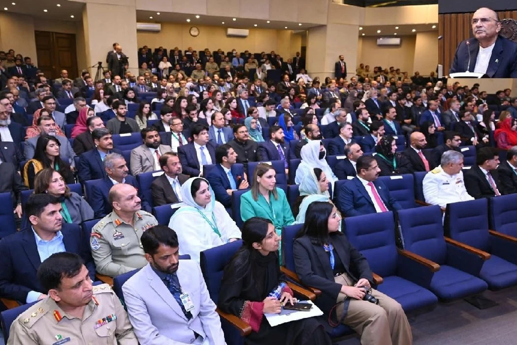 President Asif Zardari Addresses Participants of the 27th National Security Workshop at NDU