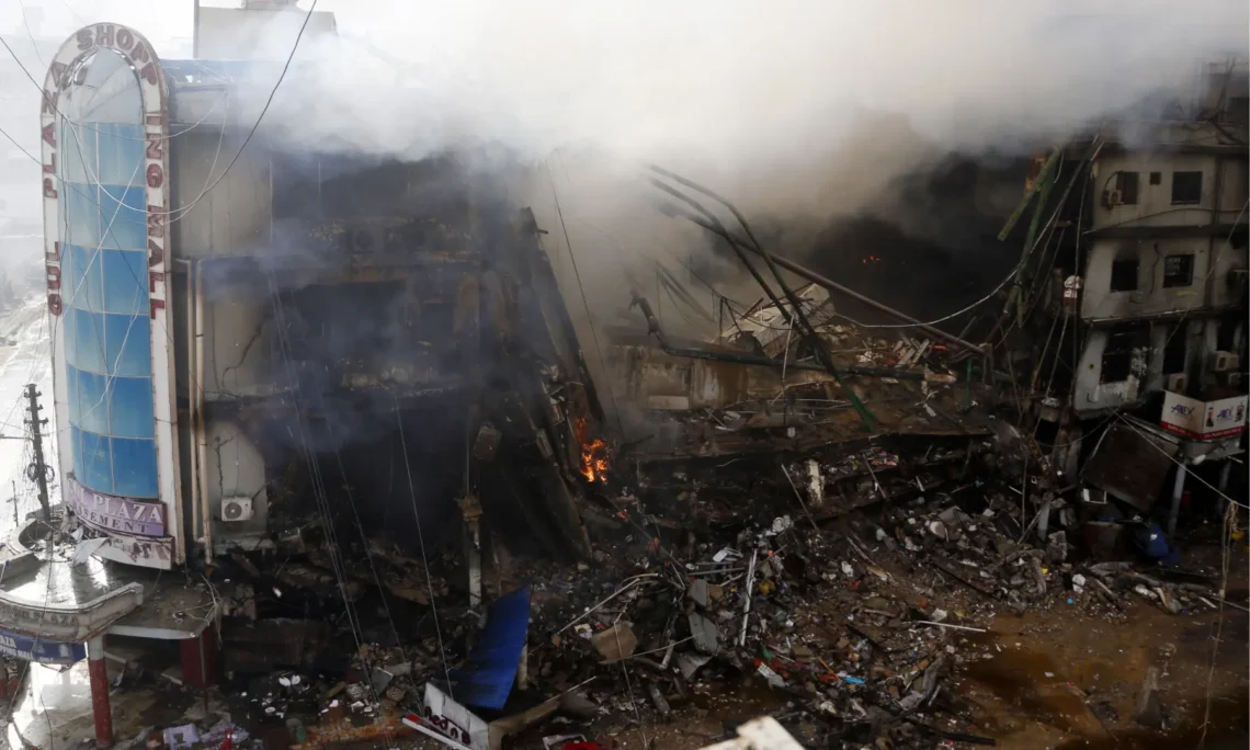 Report Reveals Lack of Emergency Exits and Fire Safety Arrangements at Gul Plaza