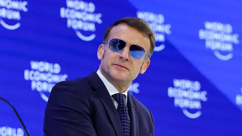 Why Did Macron Wear Blue Glasses During His Davos Speech? — PakAlerts.net: Sansani Nahi, Srif Khabar — Your go-to digital hub for Breaking News, Analysis, Stories from Pakistan and around the World. Stay informed, Stay connected. Why Did Macron Wear Blue Glasses During His Davos Speech?