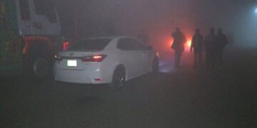 Three Killed in Traffic Accident on Mehran Highway Near Nawabshah Due to Dense Fog