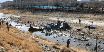 South Korean military helicopter crashes during training flight, killing two personnel