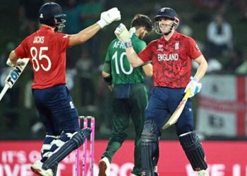 England Defeat Pakistan by 2 Wickets to Reach T20 World Cup Semi Final — PakAlerts.net: Sansani Nahi, Srif Khabar — Your go-to digital hub for Breaking News, Analysis, Stories from Pakistan and around the World. Stay informed, Stay connected. England Defeat Pakistan by 2 Wickets to Reach T20 World Cup Semi Final