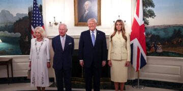 King Charles Arrives at White House, Welcomed by President Trump