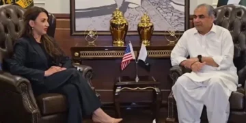 In meeting with US envoy, Mohsin Naqvi discusses diplomatic efforts for second round of talks