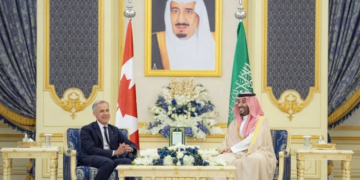 Canadian Prime Minister Mark Carney Arrives in Jeddah on Official Visit to Saudi Arabia — PakAlerts.net: Sansani Nahi, Srif Khabar — Your go-to digital hub for Breaking News, Analysis, Stories from Pakistan and around the World. Stay informed, Stay connected. Canadian Prime Minister Mark Carney Arrives in Jeddah on Official Visit to Saudi Arabia