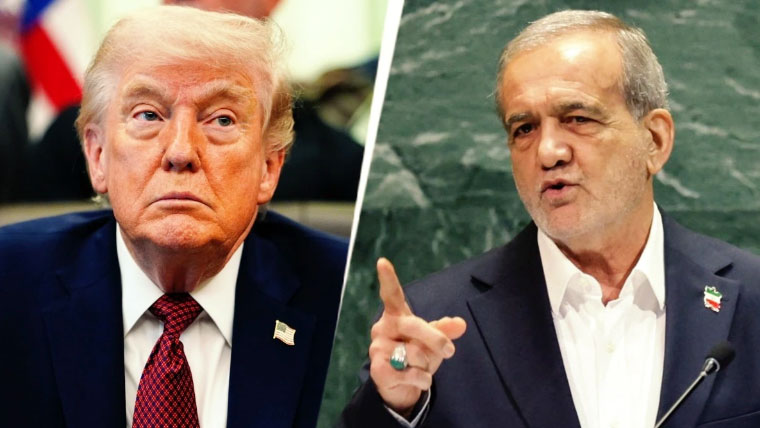Iranian President Responds to Trump's Threats, Vows to Defend Every Inch of Iran — PakAlerts.net: Sansani Nahi, Srif Khabar — Your go-to digital hub for Breaking News, Analysis, Stories from Pakistan and around the World. Stay informed, Stay connected. Iranian President Responds to Trump’s Threats, Vows to Defend Every Inch of Iran