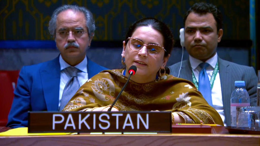 Pakistan Responds to India at UN Security Council, Reiterates Position on Kashmir and Indus Waters Treaty — PakAlerts.net: Sansani Nahi, Srif Khabar — Your go-to digital hub for Breaking News, Analysis, Stories from Pakistan and around the World. Stay informed, Stay connected. Pakistan Responds to India at UN Security Council, Reiterates Position on Kashmir and Indus Waters Treaty