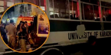 Girl killed after Karachi University bus hits motorcycle on Shahrah-e-Faisal; driver arrested — PakAlerts.net: Sansani Nahi, Srif Khabar — Your go-to digital hub for Breaking News, Analysis, Stories from Pakistan and around the World. Stay informed, Stay connected. Girl killed after Karachi University bus hits motorcycle on Shahrah-e-Faisal; driver arrested