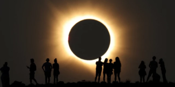 Millions witness total and partial solar eclipse as daytime darkness sweeps across parts of the world