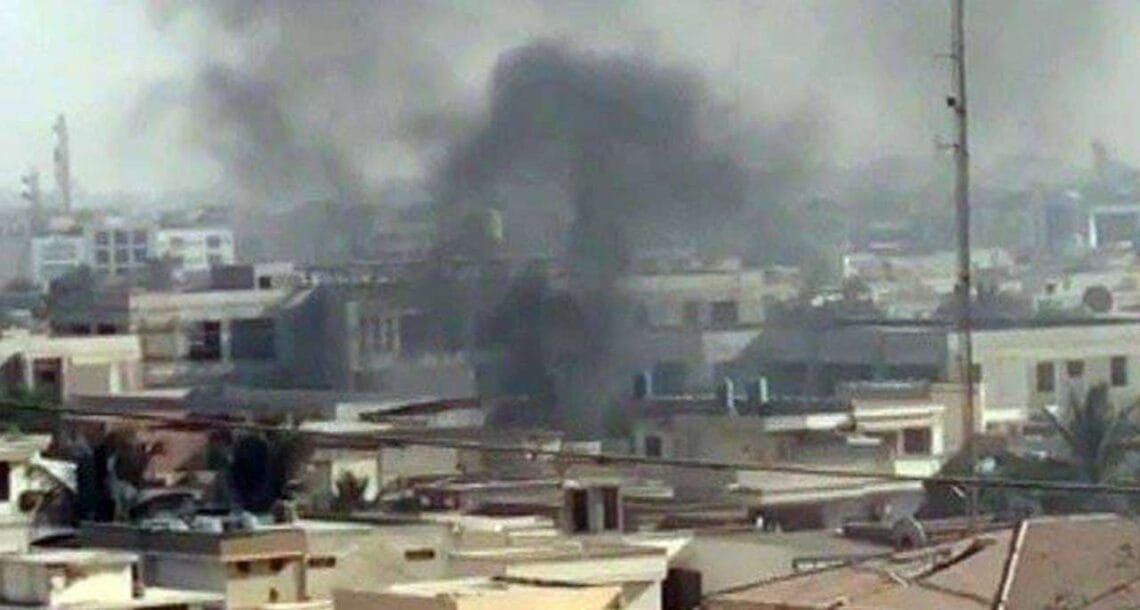 کلفٹن میں واقع چینی قونصل خانے پر ہونے والا حملہ ناکام، دوپولیس شہید تین حملہ آور ہلاک