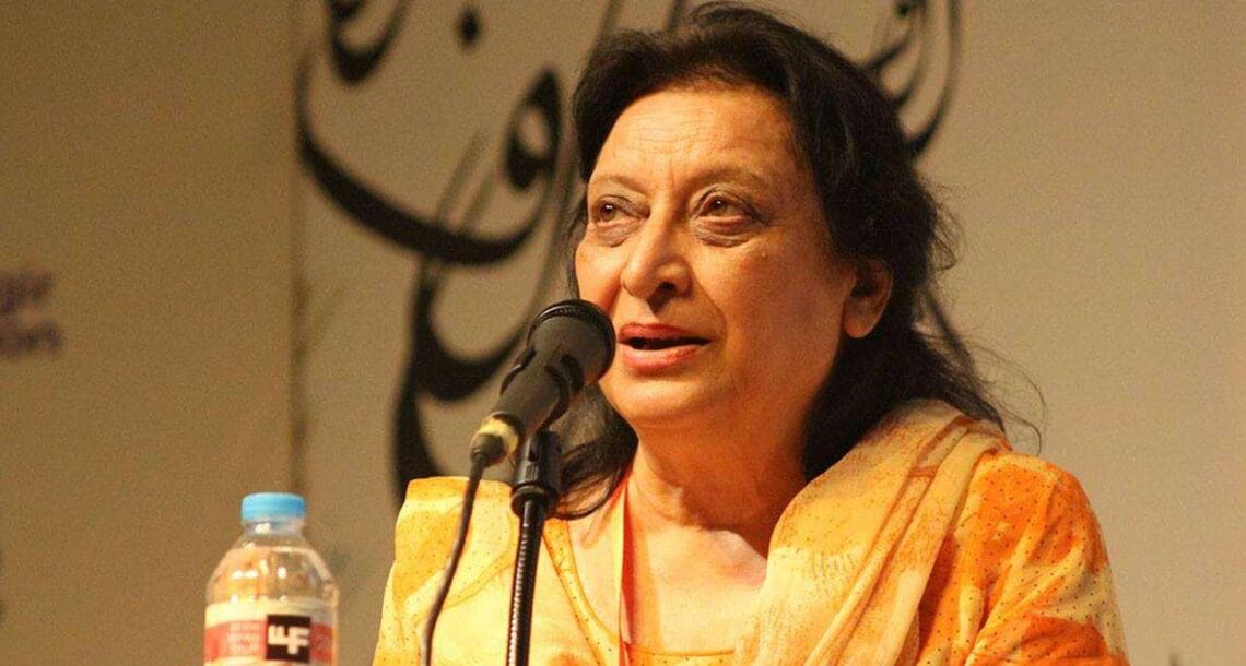 معروف شاعرہ فہمیدہ ریاض لاہور میں انتقال کرگئیں