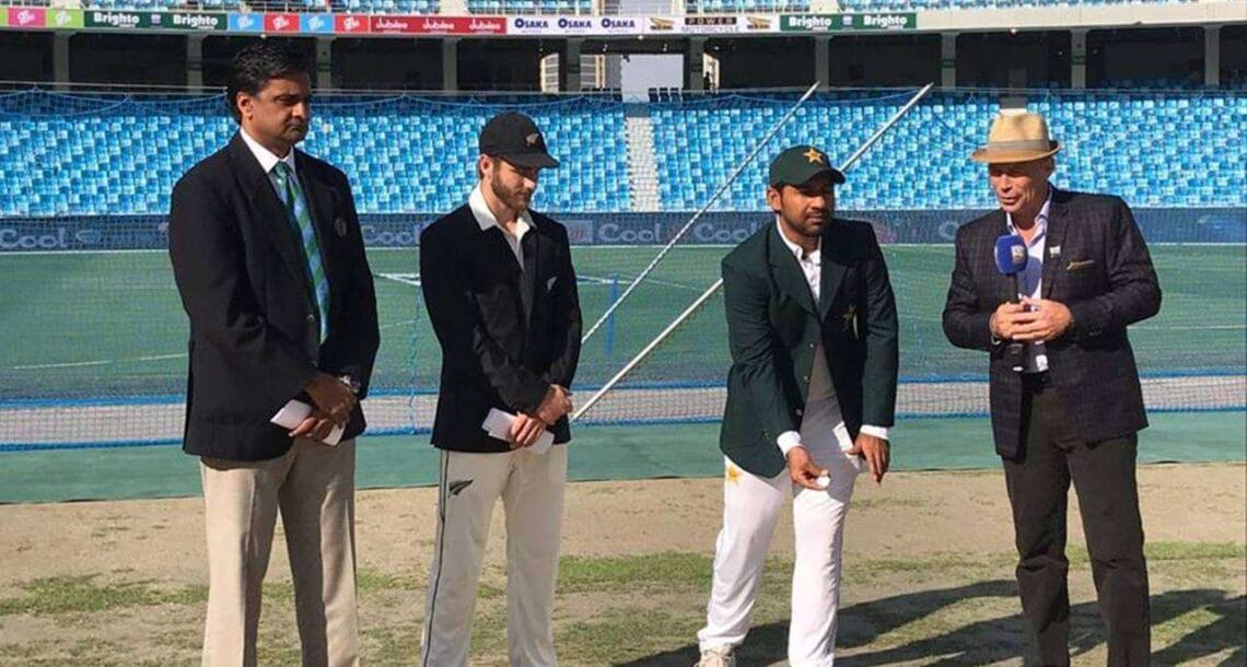 پاکستان کا نیوزی لینڈ کے خلاف ٹاس جیت کر پہلے بیٹنگ کا فیصلہ