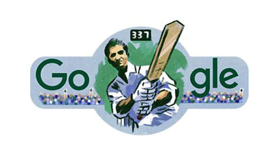 گوگل کا پاکستانی لٹل ماسٹر حنیف محمد کو خراج تحسین