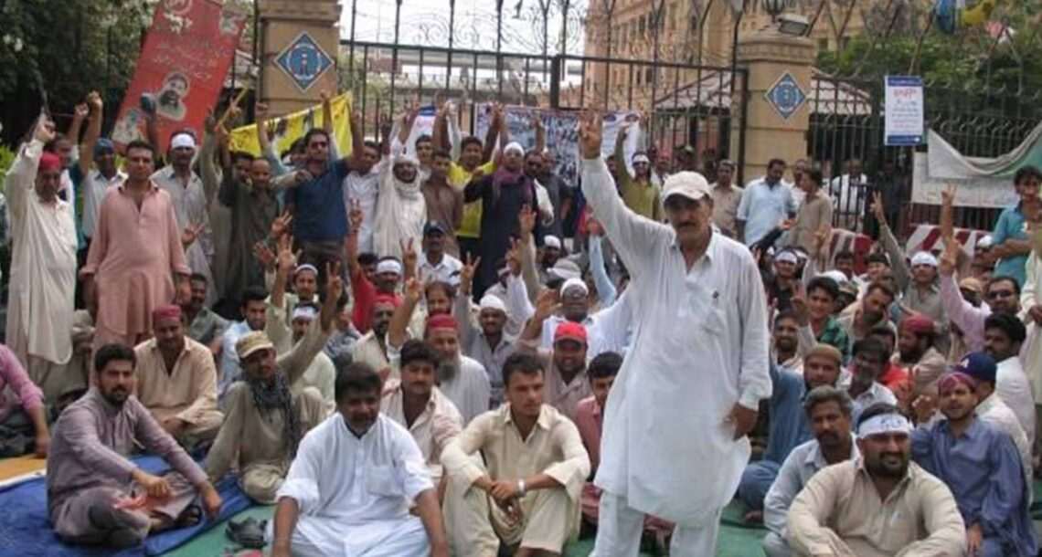 لاہورمیں پنجاب بھر کے کسانوں کا ٹھوکر نیاز بیگ پر حکومت کیخلاف دھرنا دوسرے روز بھی جاری