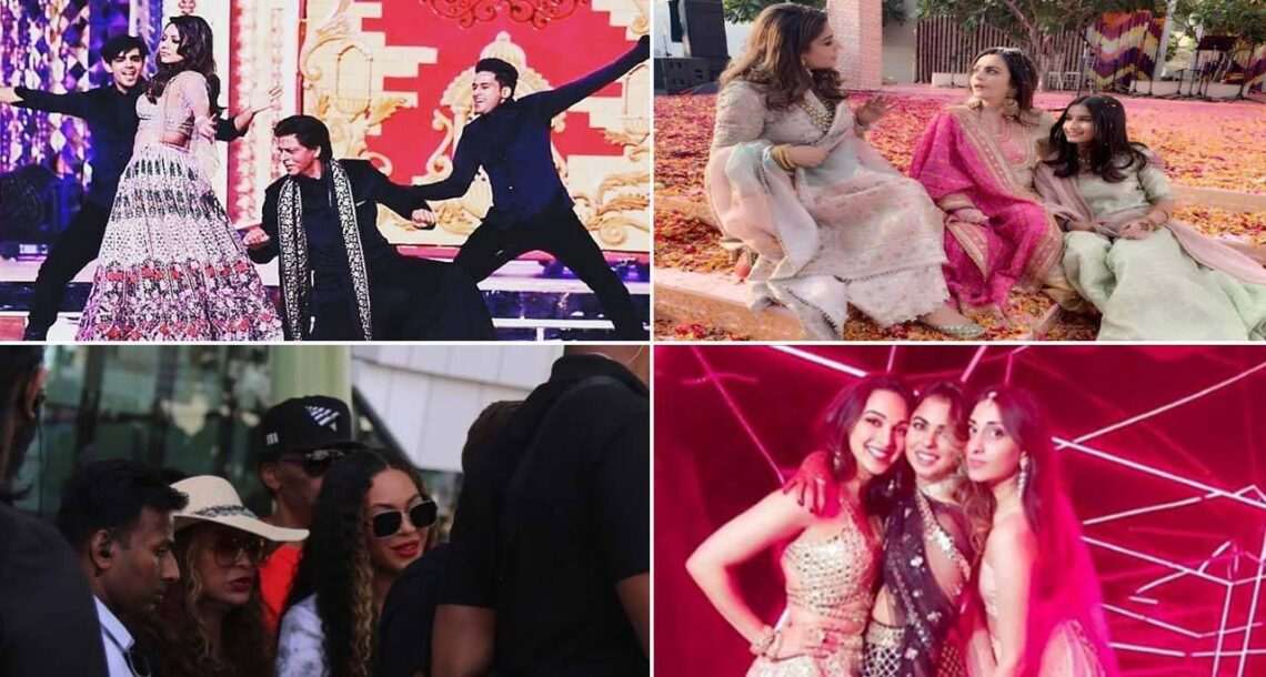 ارب پتی تاجر مکیش امبانی کی بیٹی کی شادی میں بالی وڈ اسٹارز اور امریکی گلوکارہ کی شاندار پرفارمنس